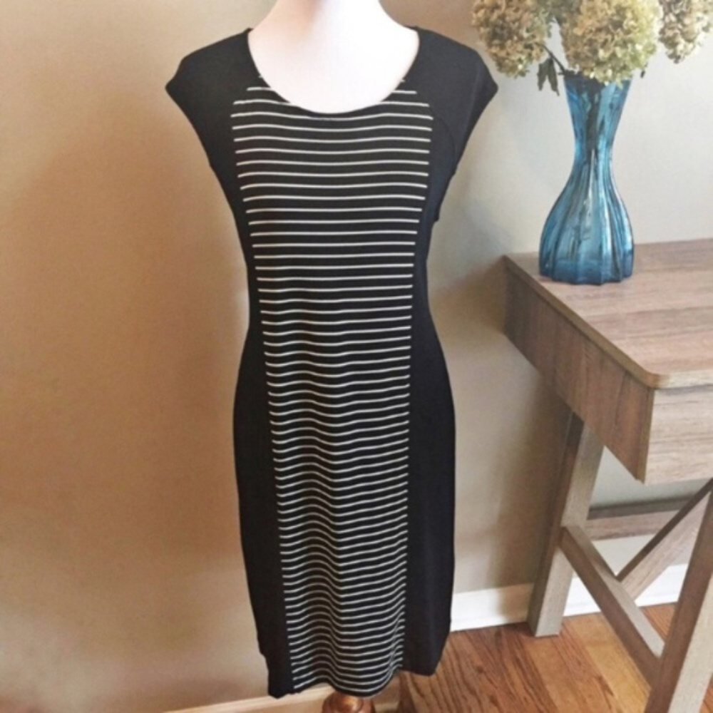 Chico's Black and White Dress Chico's size 1